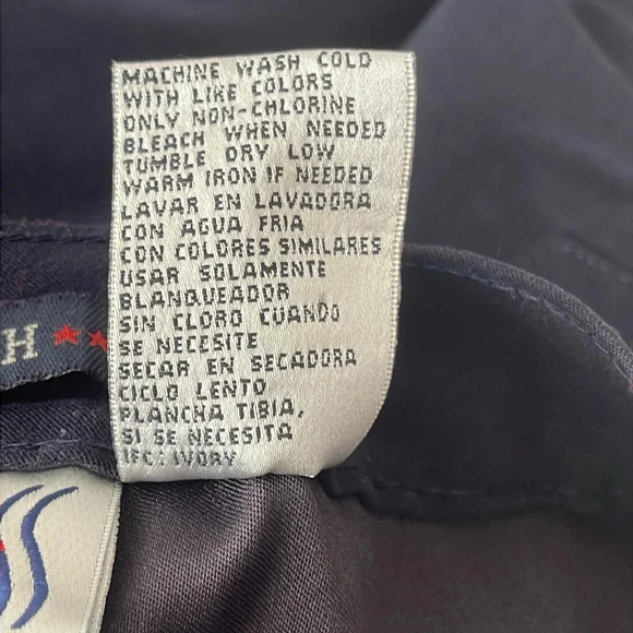 Bill Blass Jeans Stretch Navy Pants Size 10 - Picture 5 of 6